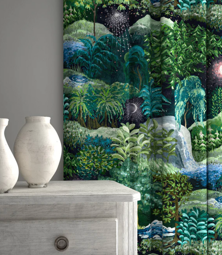 nightfall velvet by linwood blackout fabric