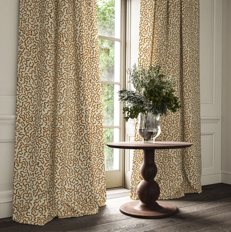 Scrunched by Linwood cooshy curtains roman blinds