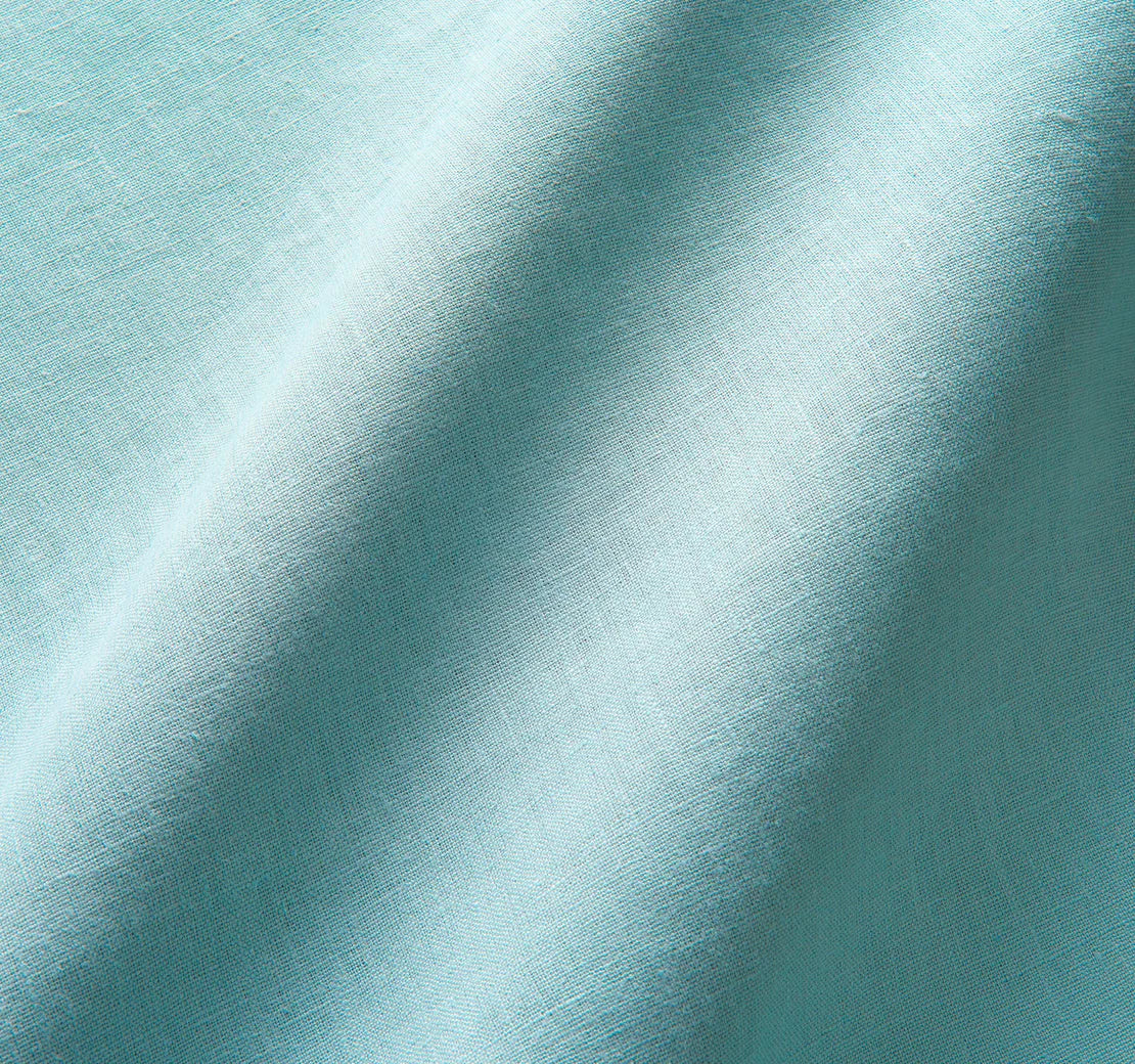Cooshy Duck Egg 100% Linen House Fabric