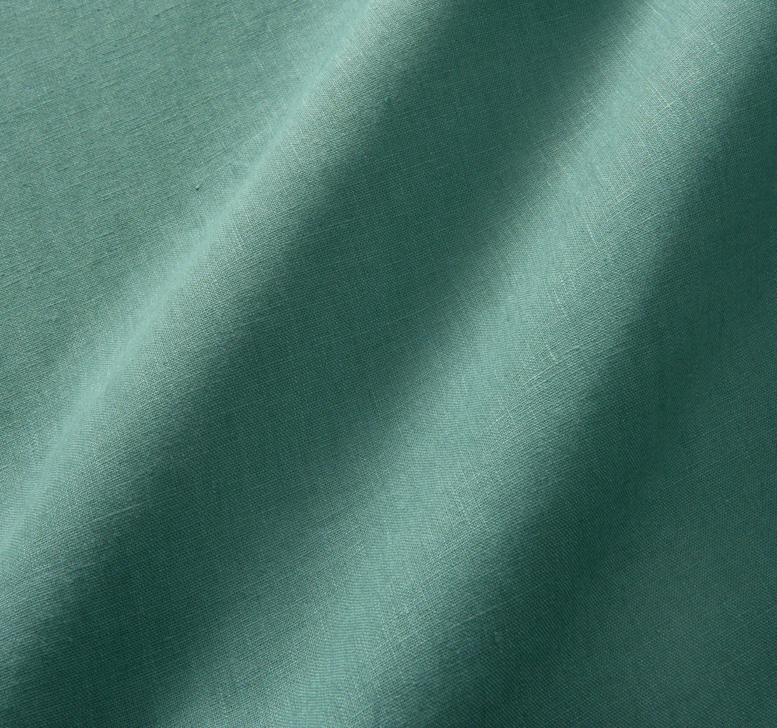 Cooshy Sea Green 100% Linen House Fabric