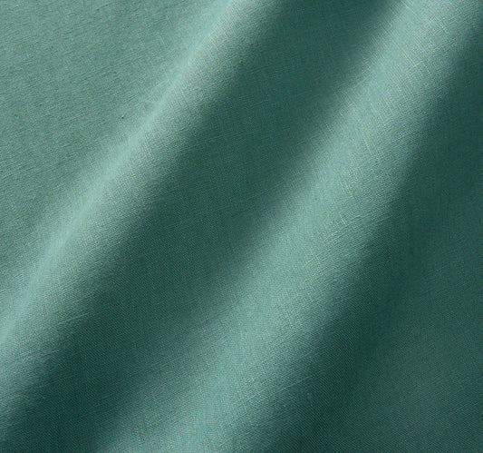 Cooshy Sea Green 100% Linen House Fabric