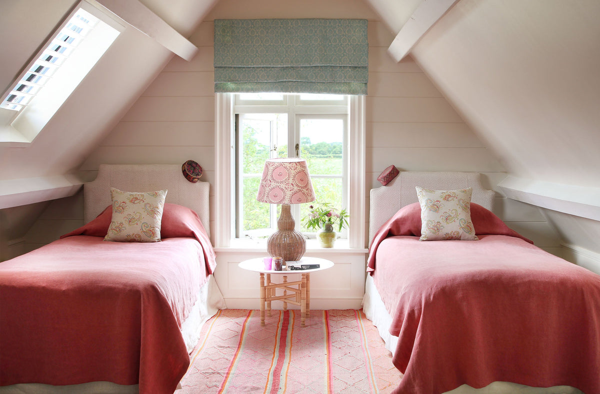 Kate Forman Ahlia Turquoise Made to Measure Roman Blinds – image 2