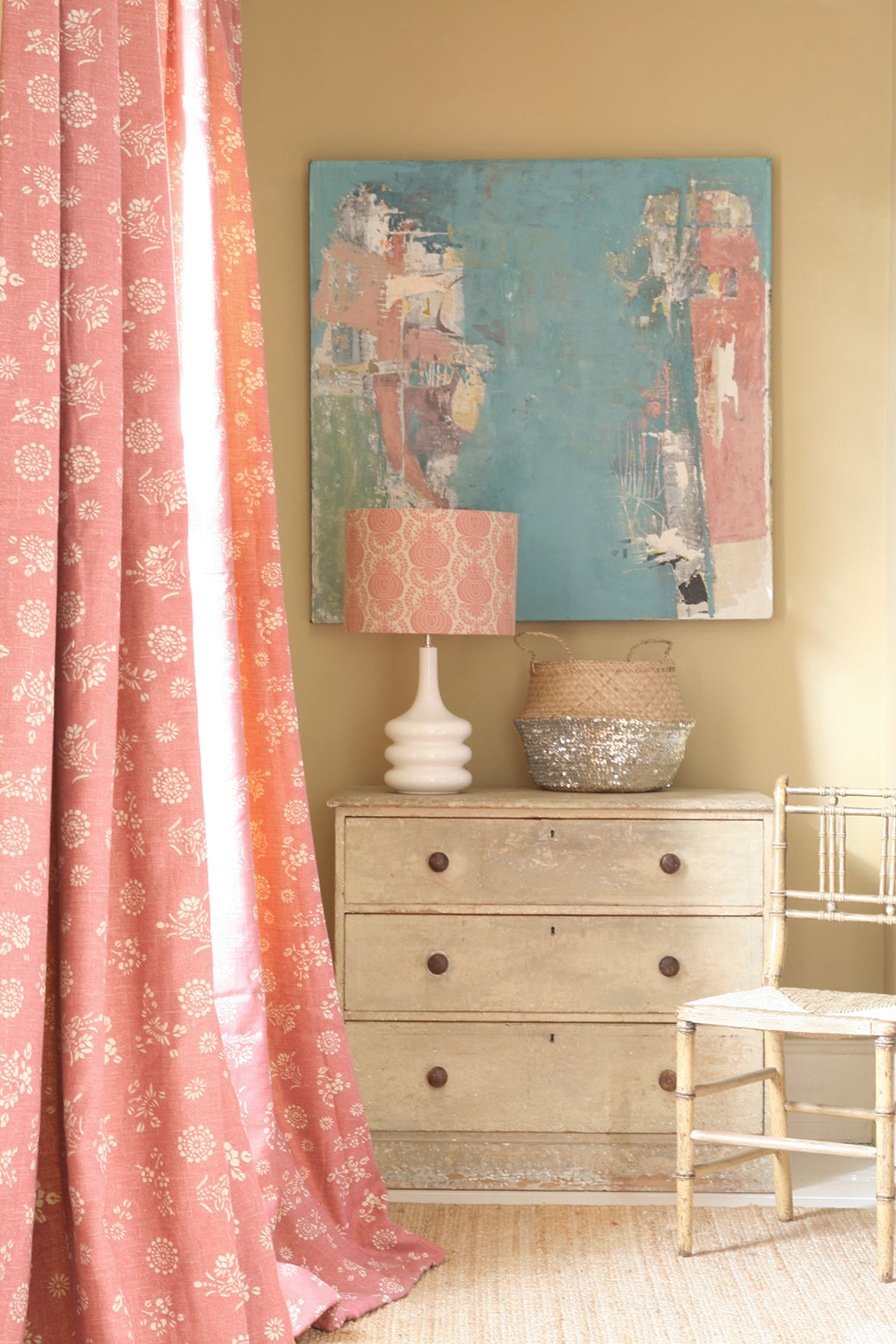 Kate Forman Anya Pink Made to Measure Curtains – image 3