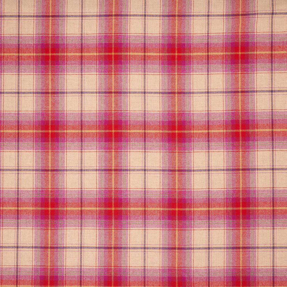 Chess Balmoral Blackcurrant Made to Measure Curtains