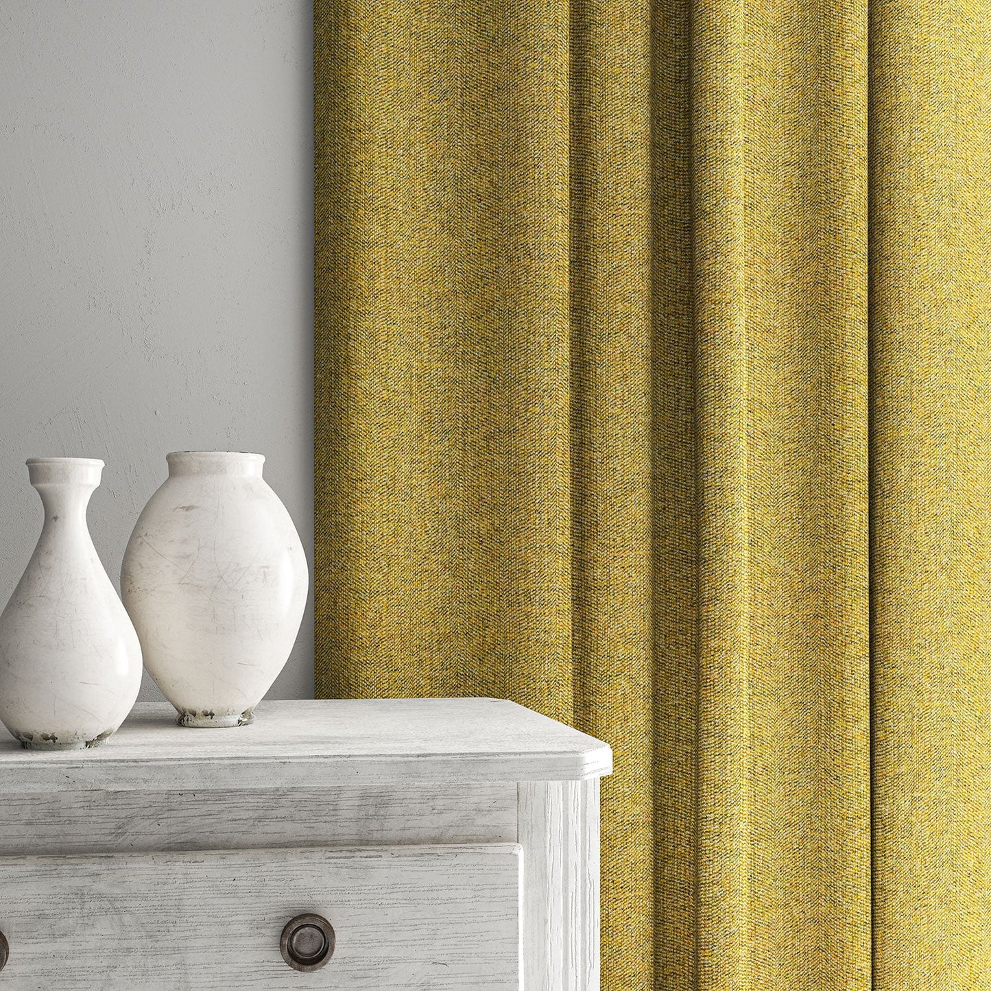 Linwood Foss Ochre FR Made to Measure Curtains