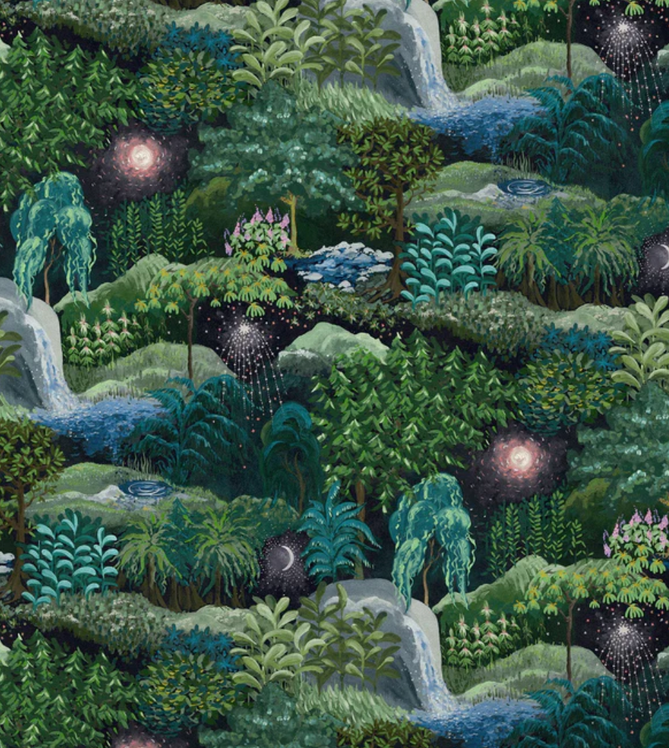 Blackout - Nightfall Velvet by Linwood - Fabric, Curtains, Roman Blinds