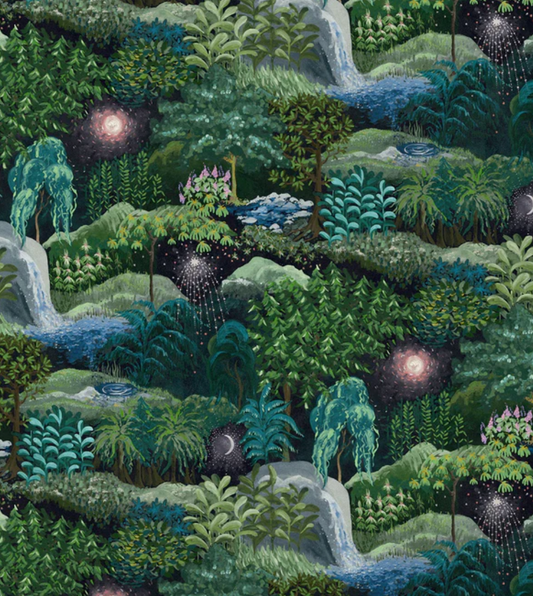 Blackout - Nightfall Velvet by Linwood - Fabric, Curtains, Roman Blinds