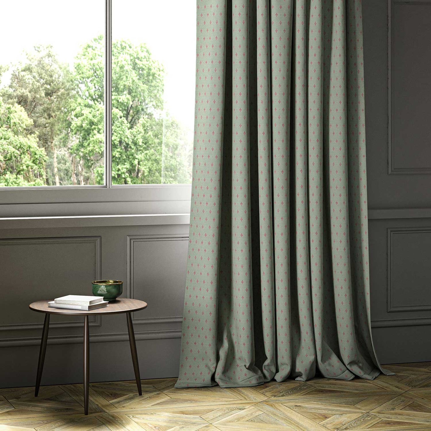 Linwood Bryher Mint Made to Measure Curtains
