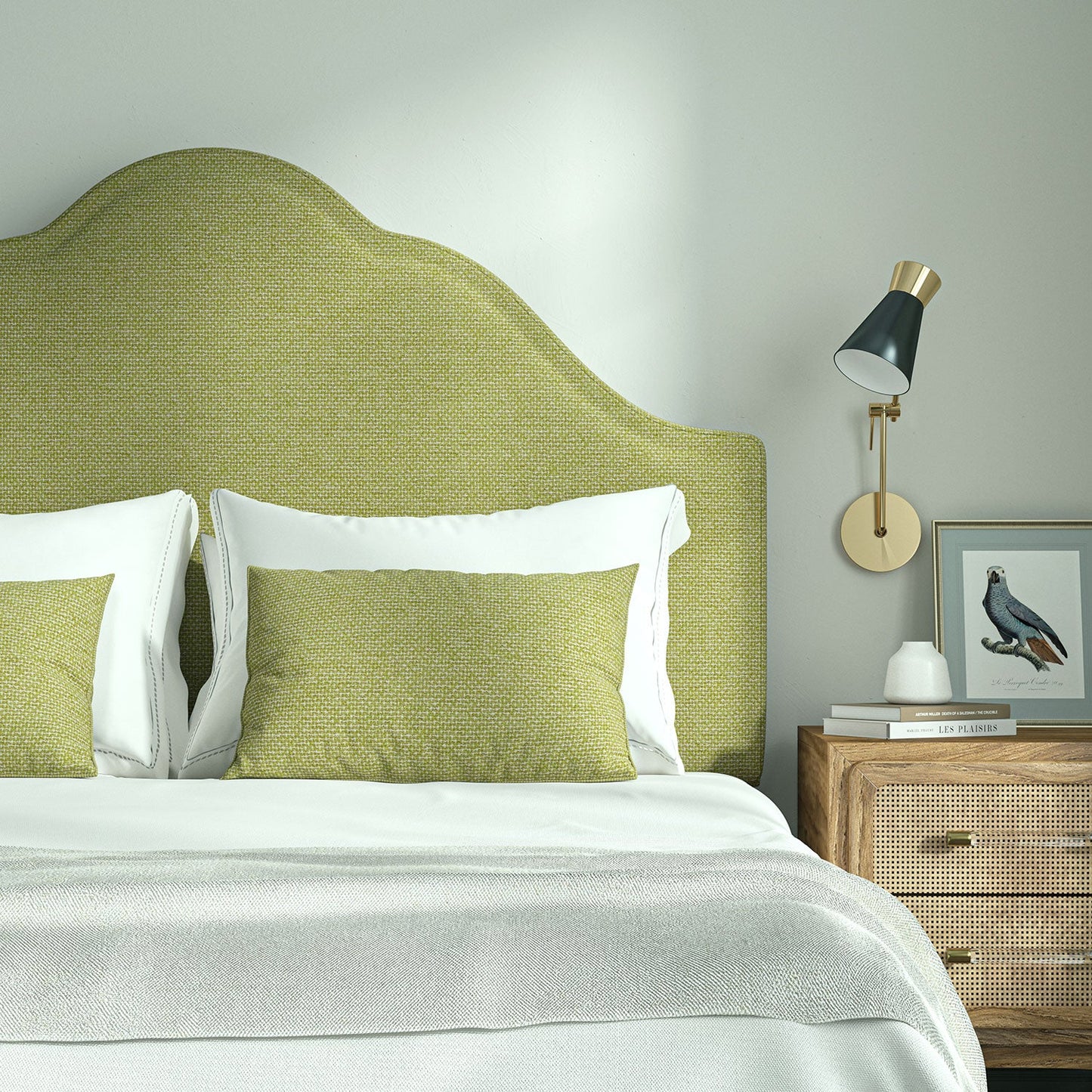 Linwood Jetty Chartreuse Made to Measure Curtains