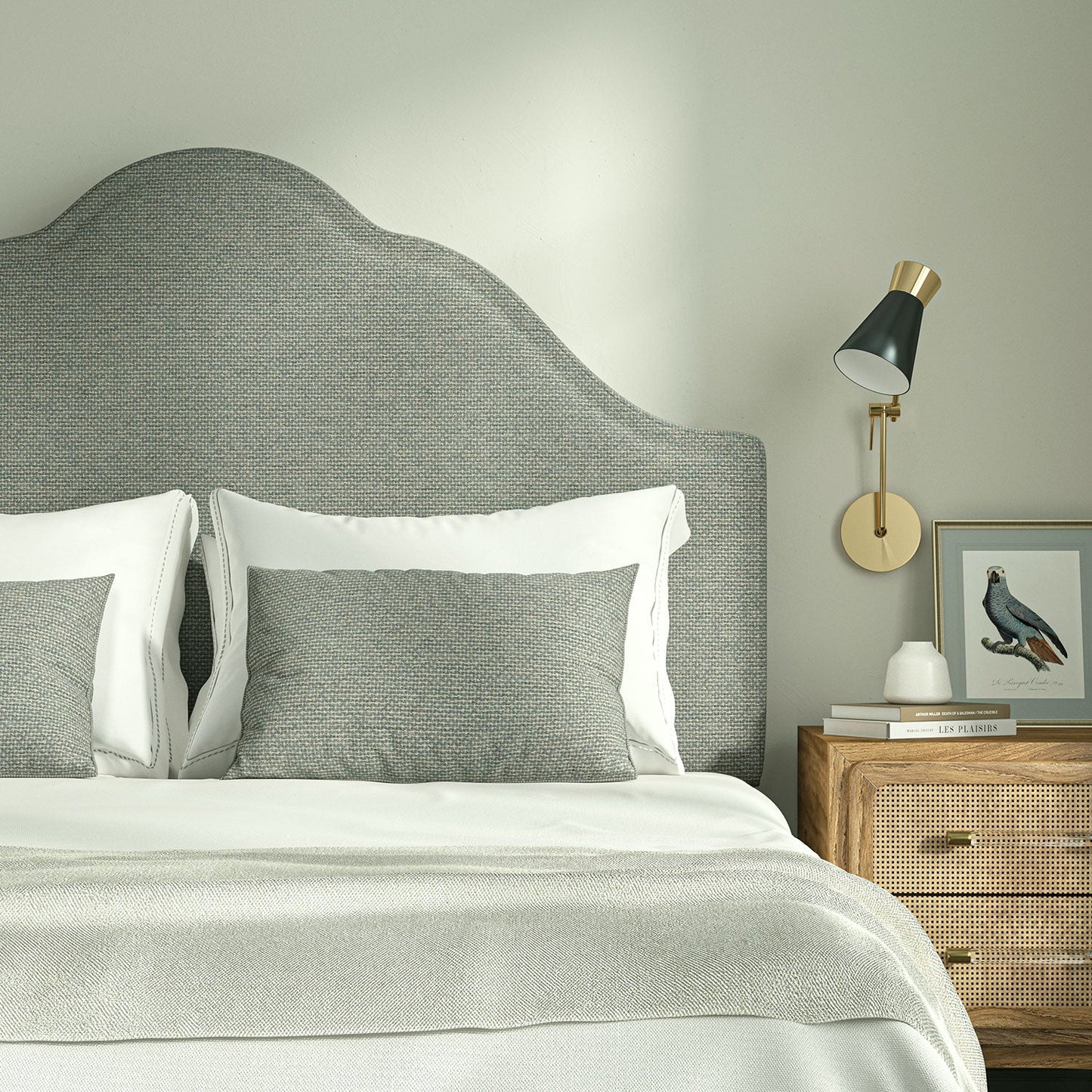 Linwood Jetty Dove FR Made to Measure Curtains