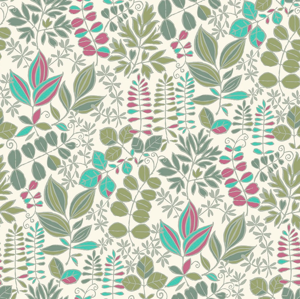 Chess Copse Olive Fuchsia Made to Measure Roman Blinds