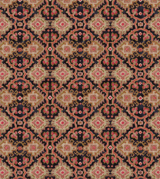 Coral - Kami Velvet by Linwood - Fabric, Curtains, Roman Blinds