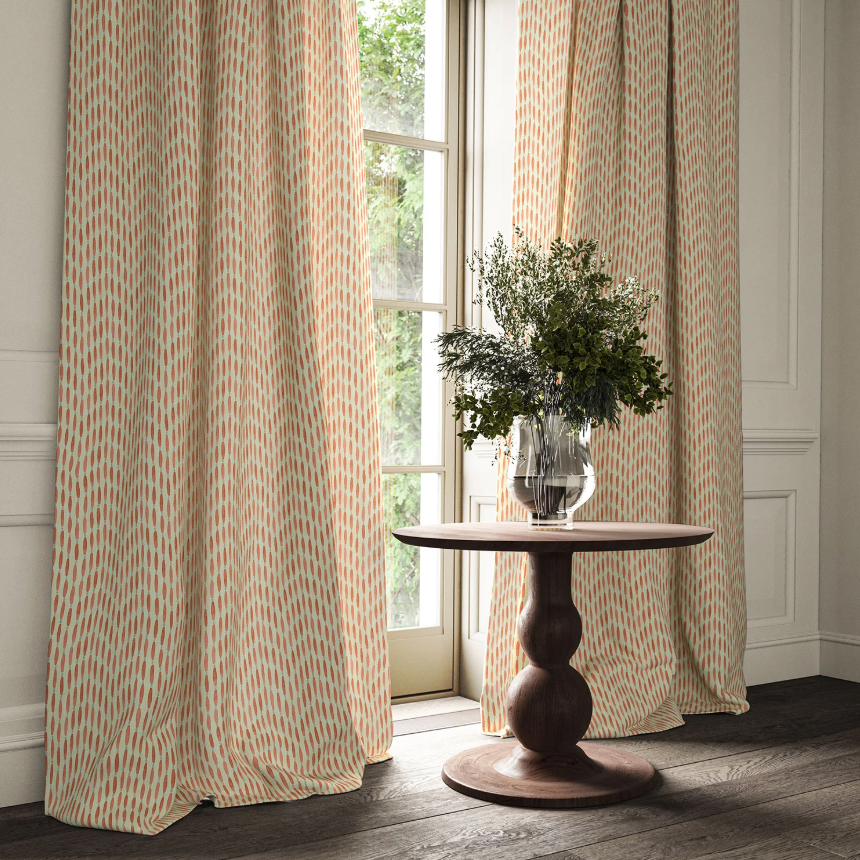 Coral - Smocked by Linwood - Curtains & Roman Blinds cooshy