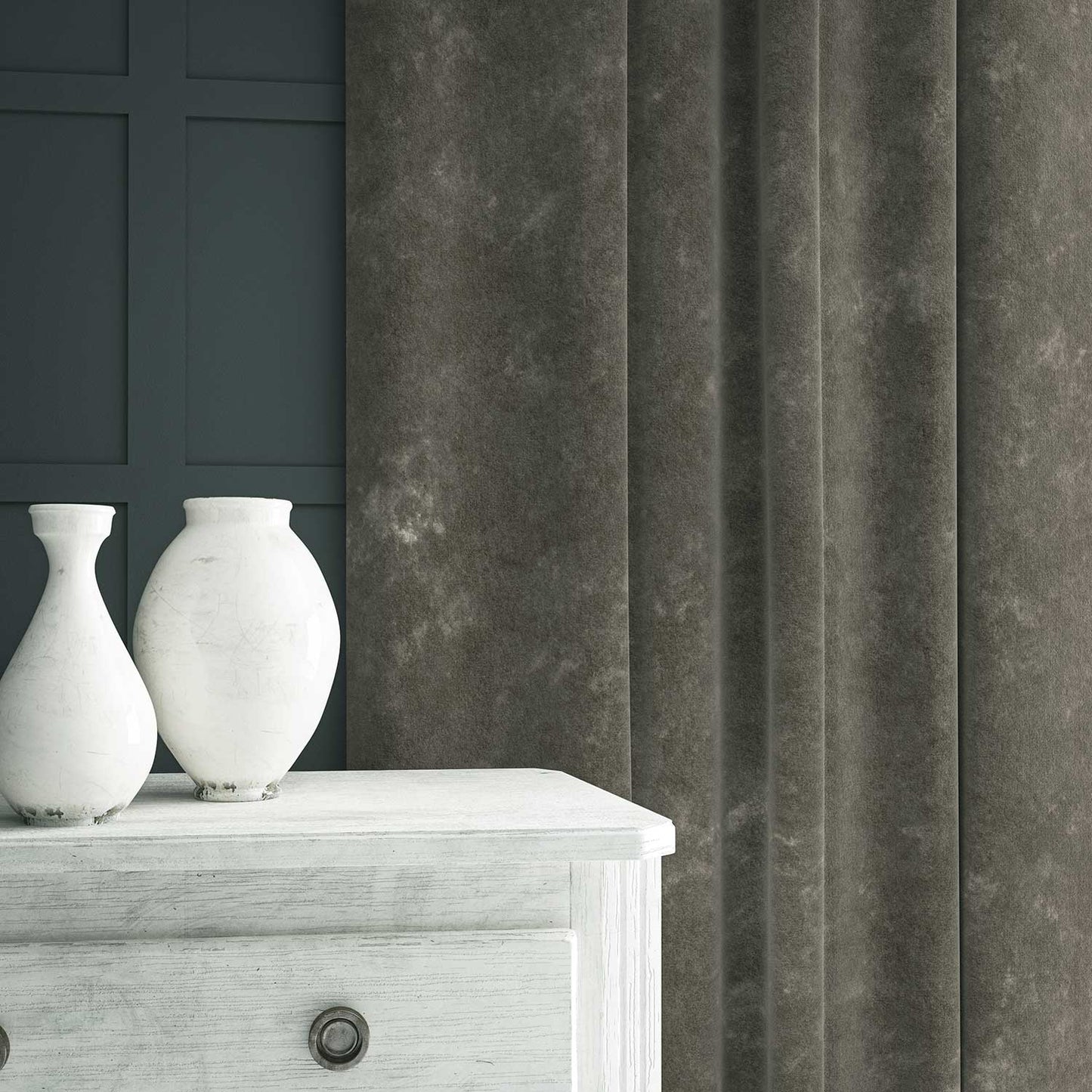 Linwood Cosmos Velvet Fawn FR Made to Measure Curtains