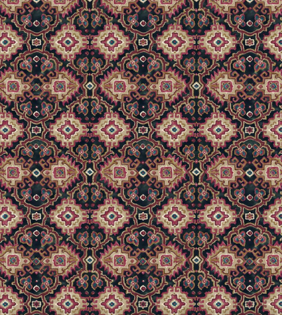 Damson - Kami Velvet by Linwood - Fabric, Curtains, Roman Blinds