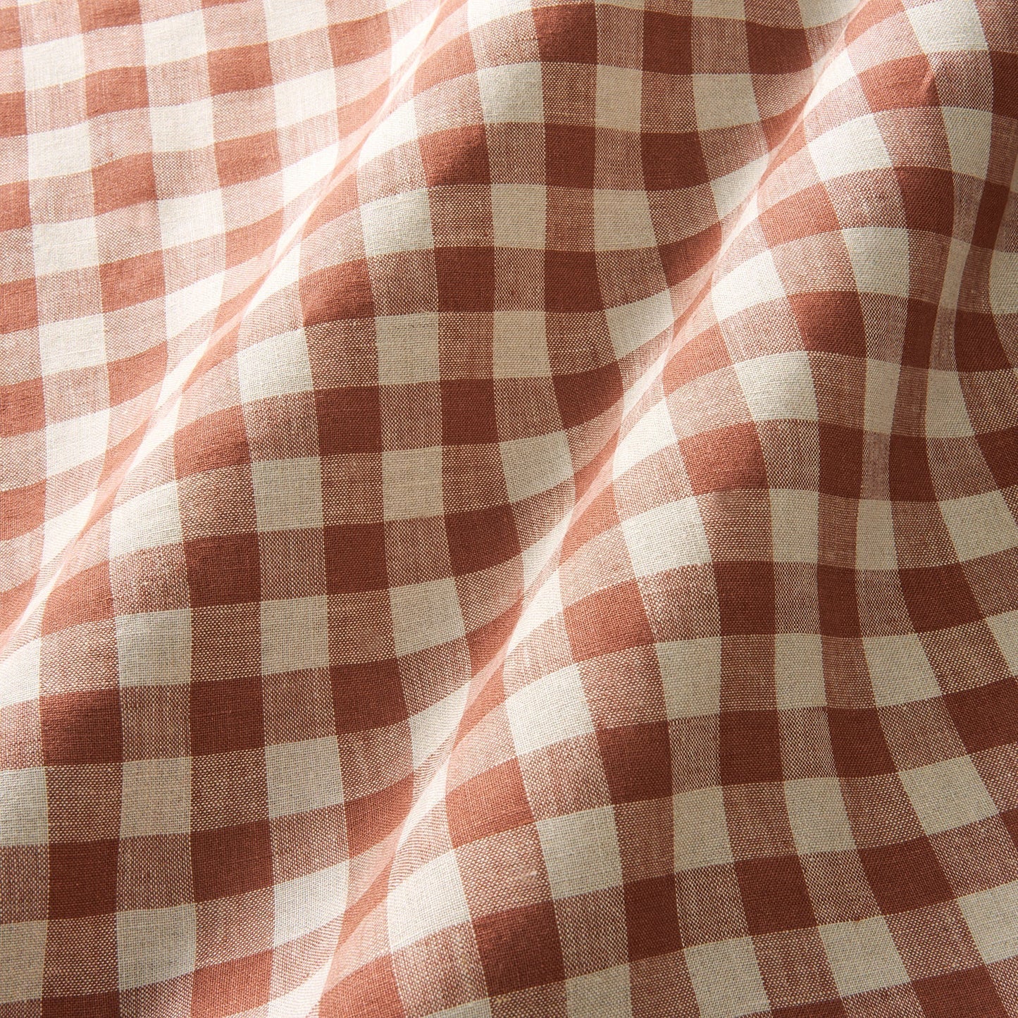 Linwood Danube Check Ember Made to Measure Curtains