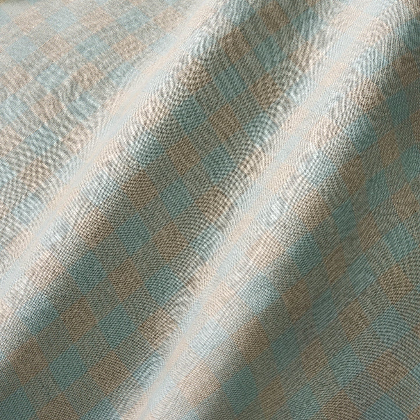 Linwood Danube Check Sky Made to Measure Curtains