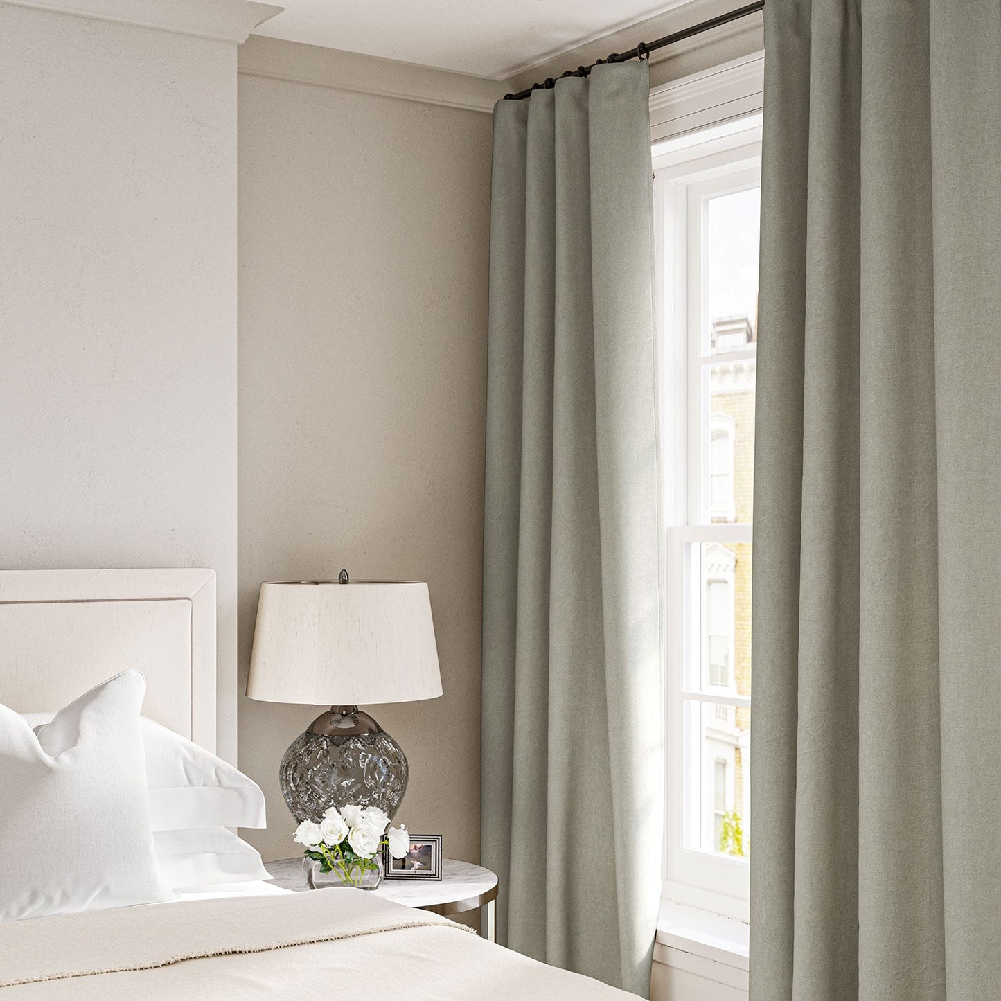 Linwood Elba Hemp FR Made to Measure Curtains