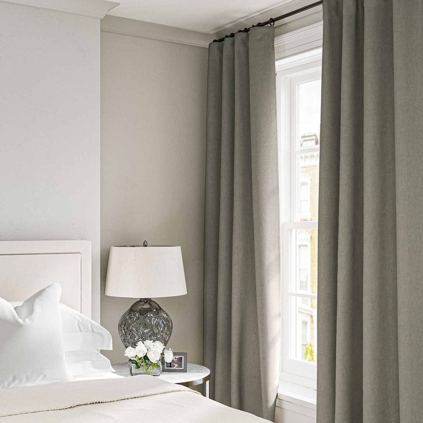 Linwood Elba Taupe FR Made to Measure Curtains