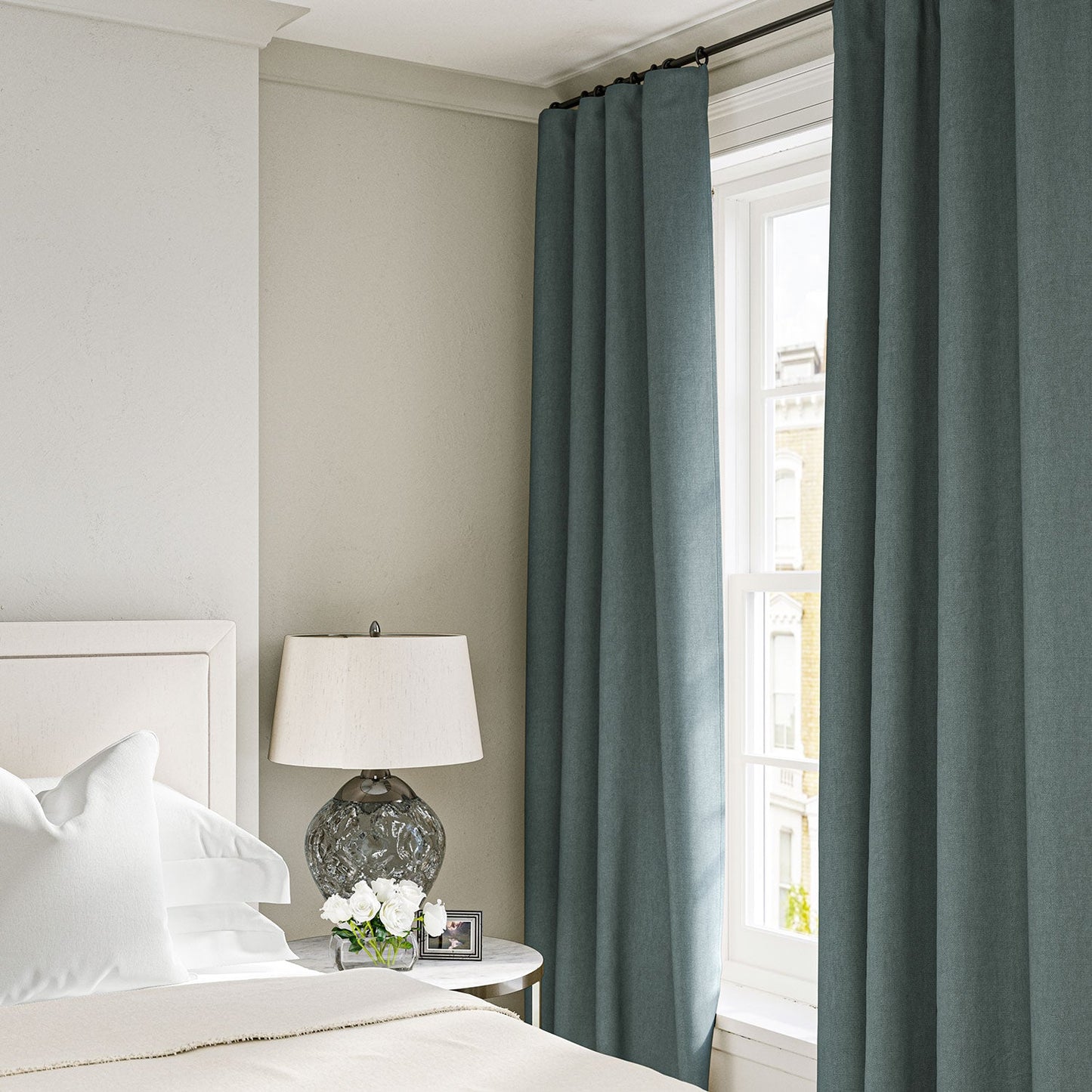 Linwood Elba Mineral FR Made to Measure Curtains