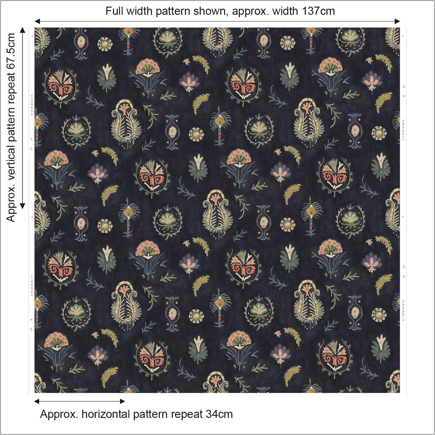 Linwood Fawkes Gunpowder FR Made to Measure Curtains