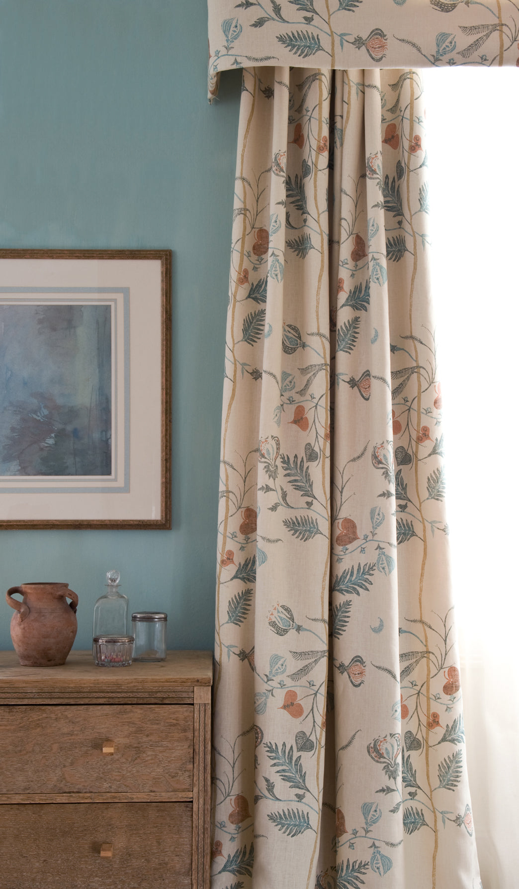 Lewis & Wood Floreat Sienna Made to Measure Curtains – lifestyle photograph