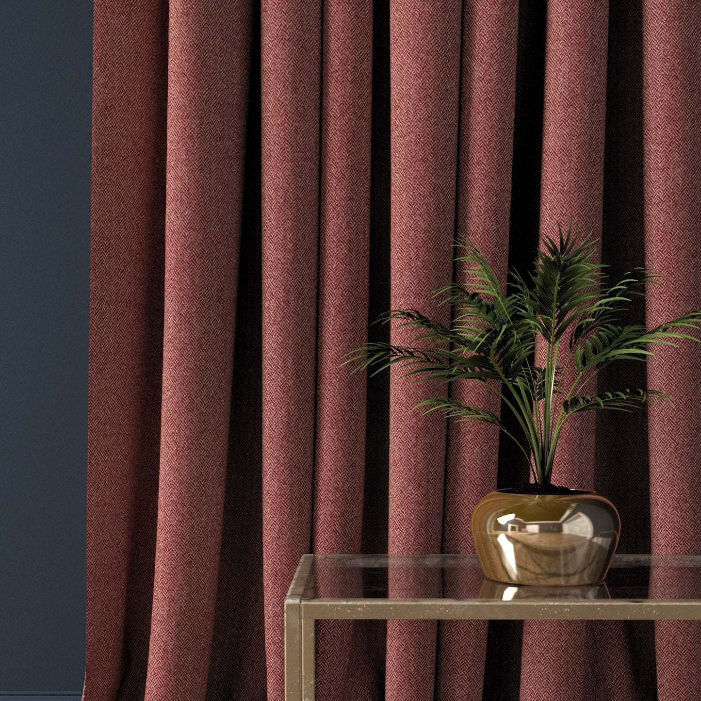 Linwood Faroe Cerise FR Made to Measure Curtains