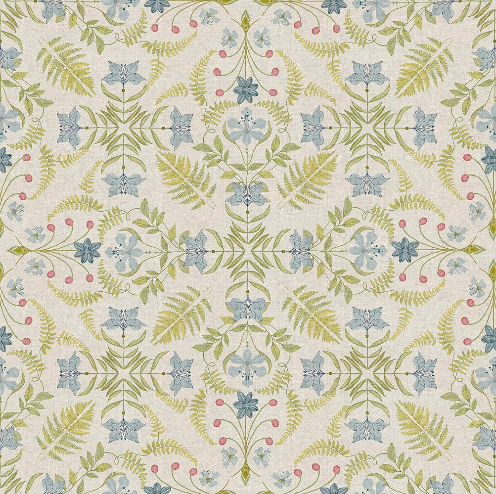 Chess Fresco Citron Made to Measure Roman Blinds