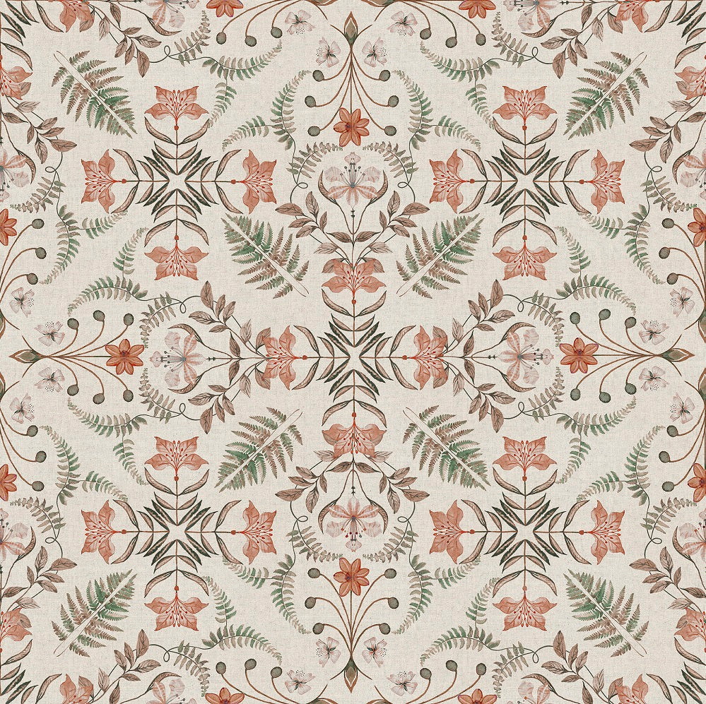 Chess Fresco Sienna Made to Measure Curtains