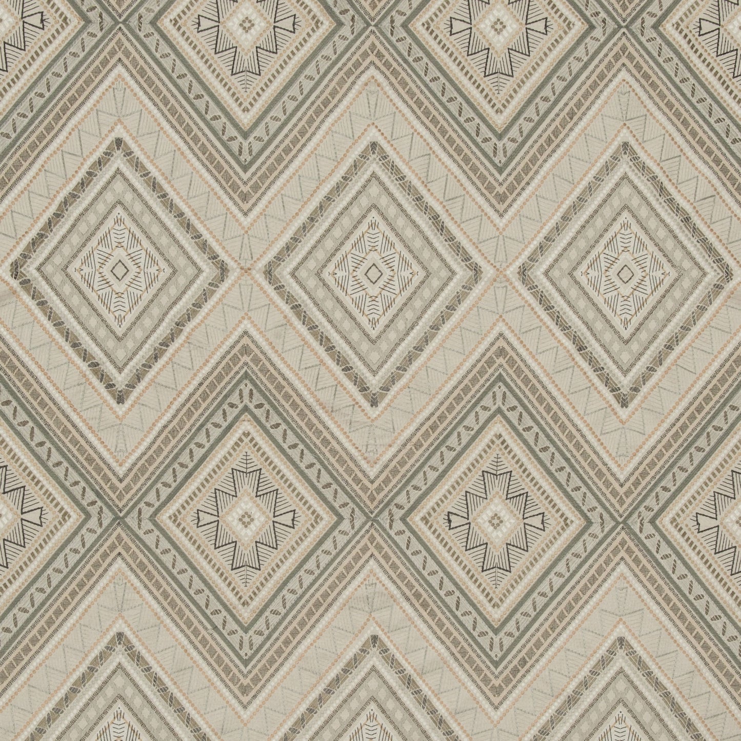Natural/Slate - Fuji Fabric James Hare Linen/Cotton Fabric
