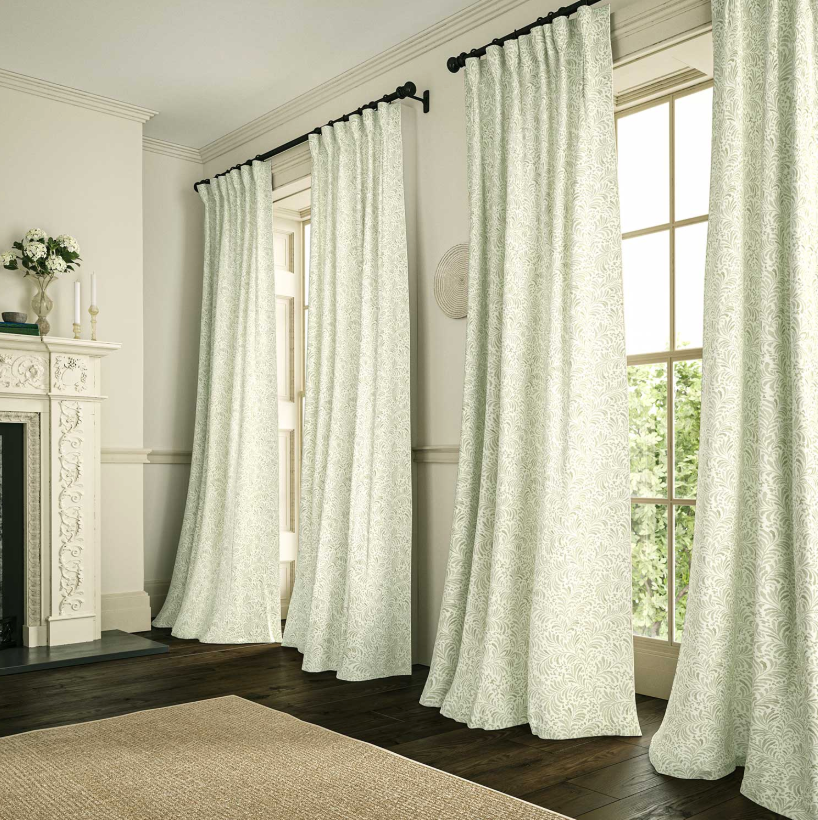 Ghost - Blythe, Flori Collection by Linwood - Curtains Cooshy
