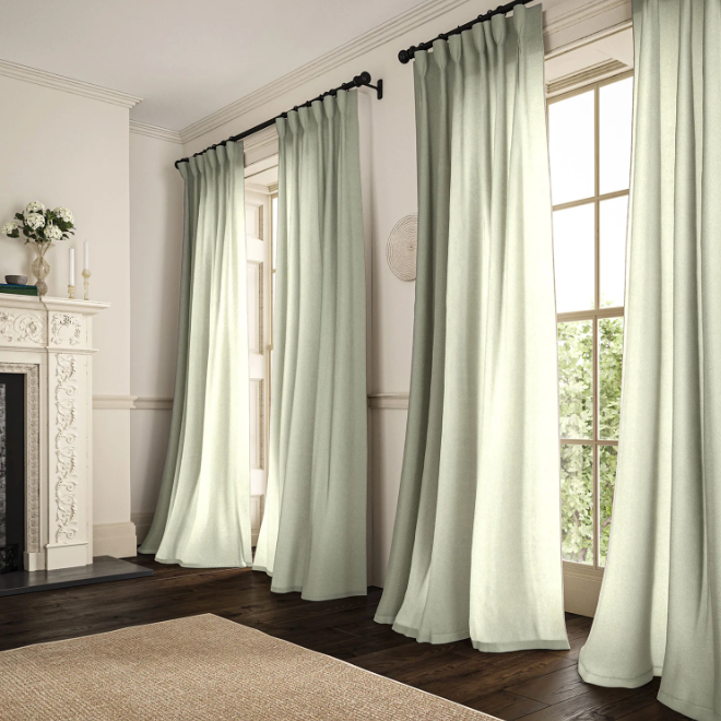 Ghost - Marietta Linen by Linwood - Curtains