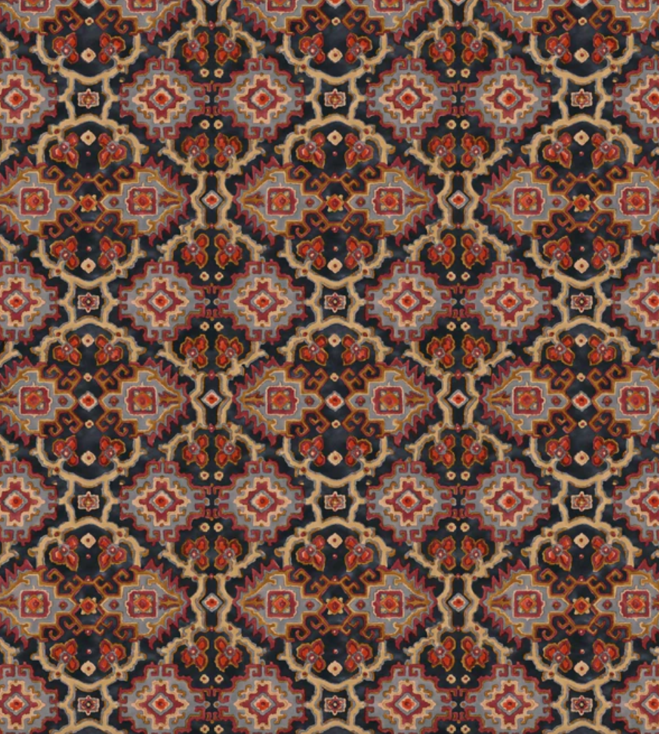 Henna - Kami Velvet by Linwood - Fabric, Curtains, Roman Blinds