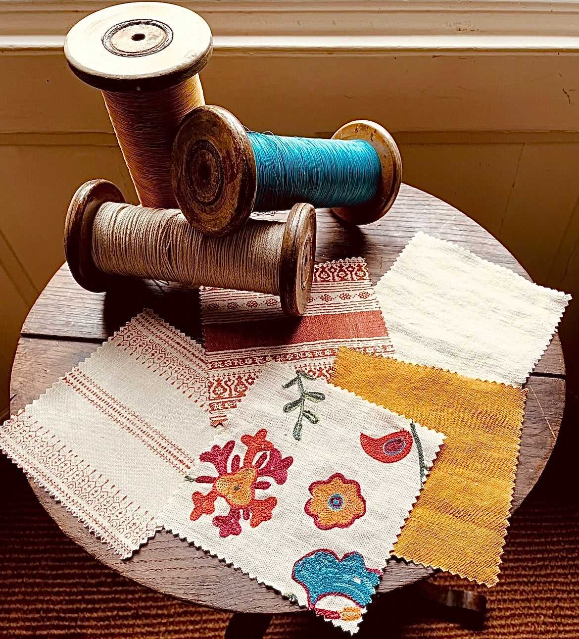 Kate Forman Yasmina Embroidered Made to Measure Roman Blinds – image 4