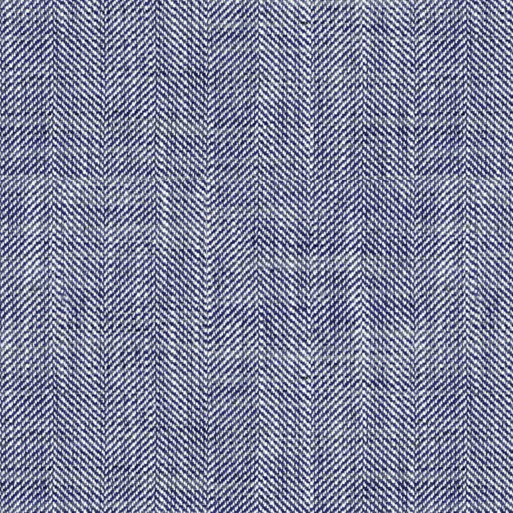 Ian Mankin Filey Cobalt Made to Measure Roman Blinds