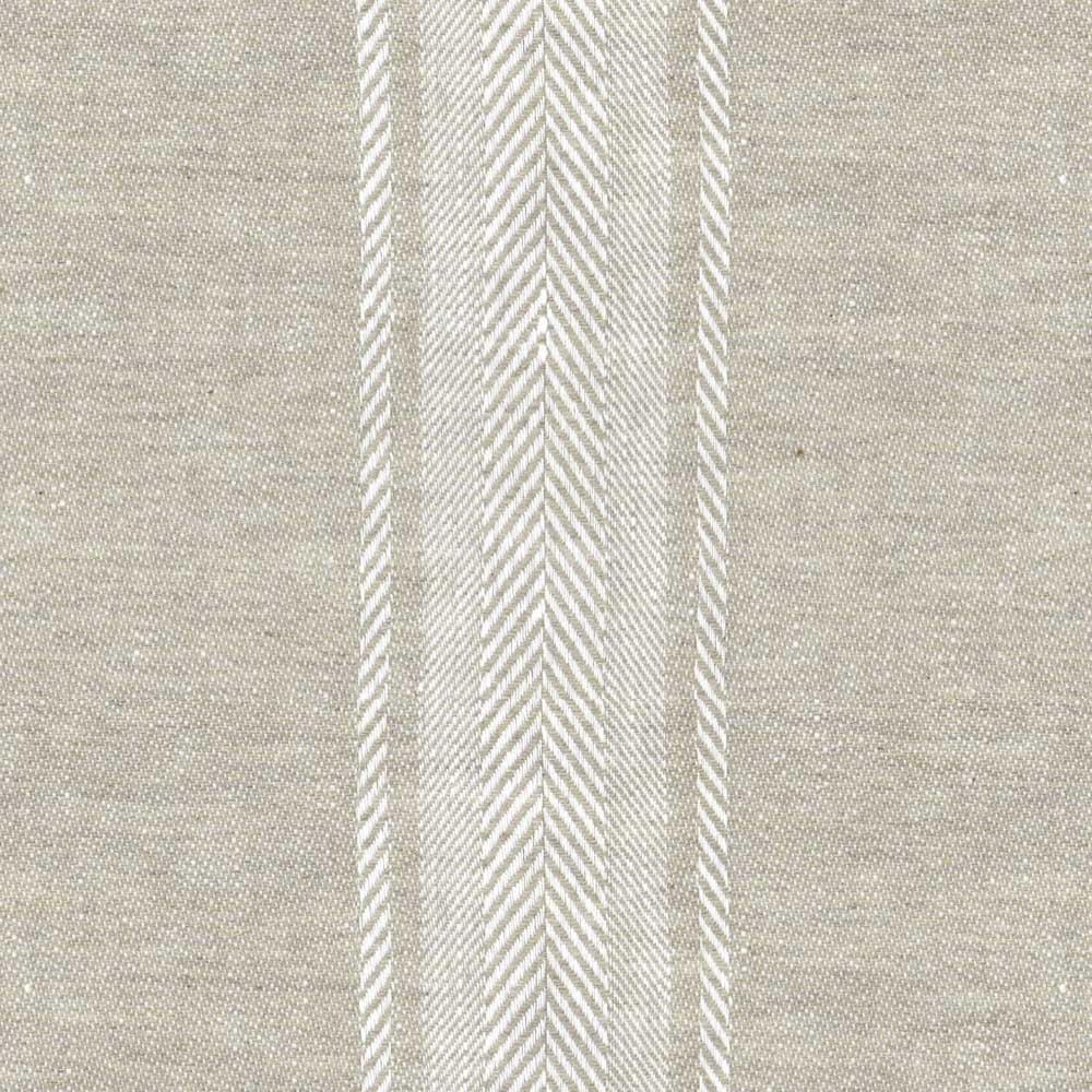 Ian Mankin Salcombe Stripe Oatmeal Made to Measure Curtains