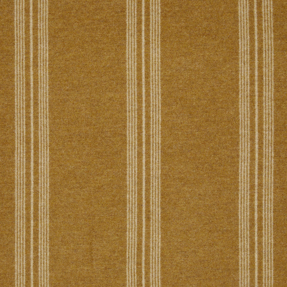 Ian Mankin Garsdale Stripe Mustard Made to Measure Curtains
