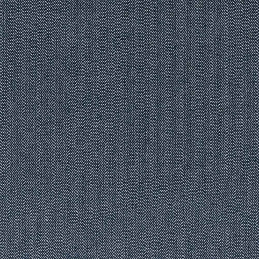 Ian Mankin Fresco Herringbone Navy Made to Measure Curtains