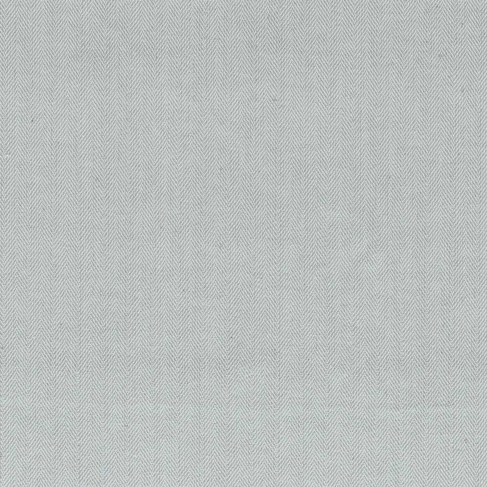 Ian Mankin Fresco Herringbone Silver Made to Measure Curtains