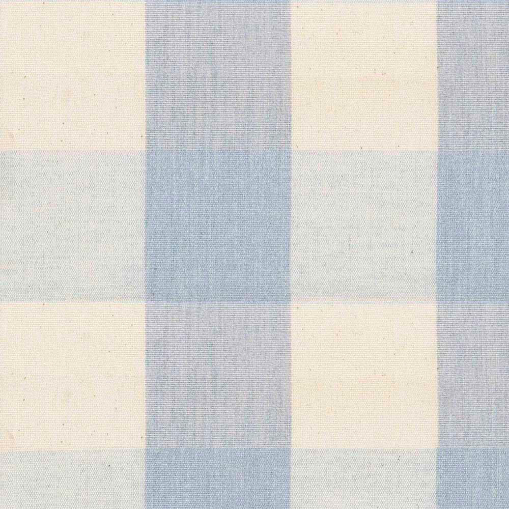 Ian Mankin Avon Check Bluebell Made to Measure Roman Blinds