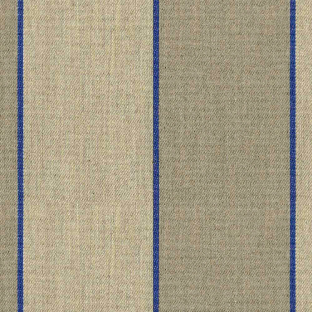 Ian Mankin Regatta Stripe 3 Indigo Made to Measure Roman Blinds