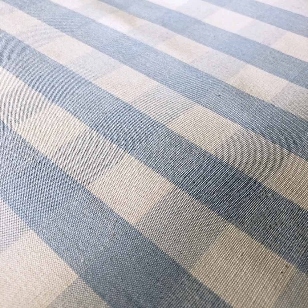 Bluebell - Large Suffolk Check Fabric Ian Mankin 100% Cotton