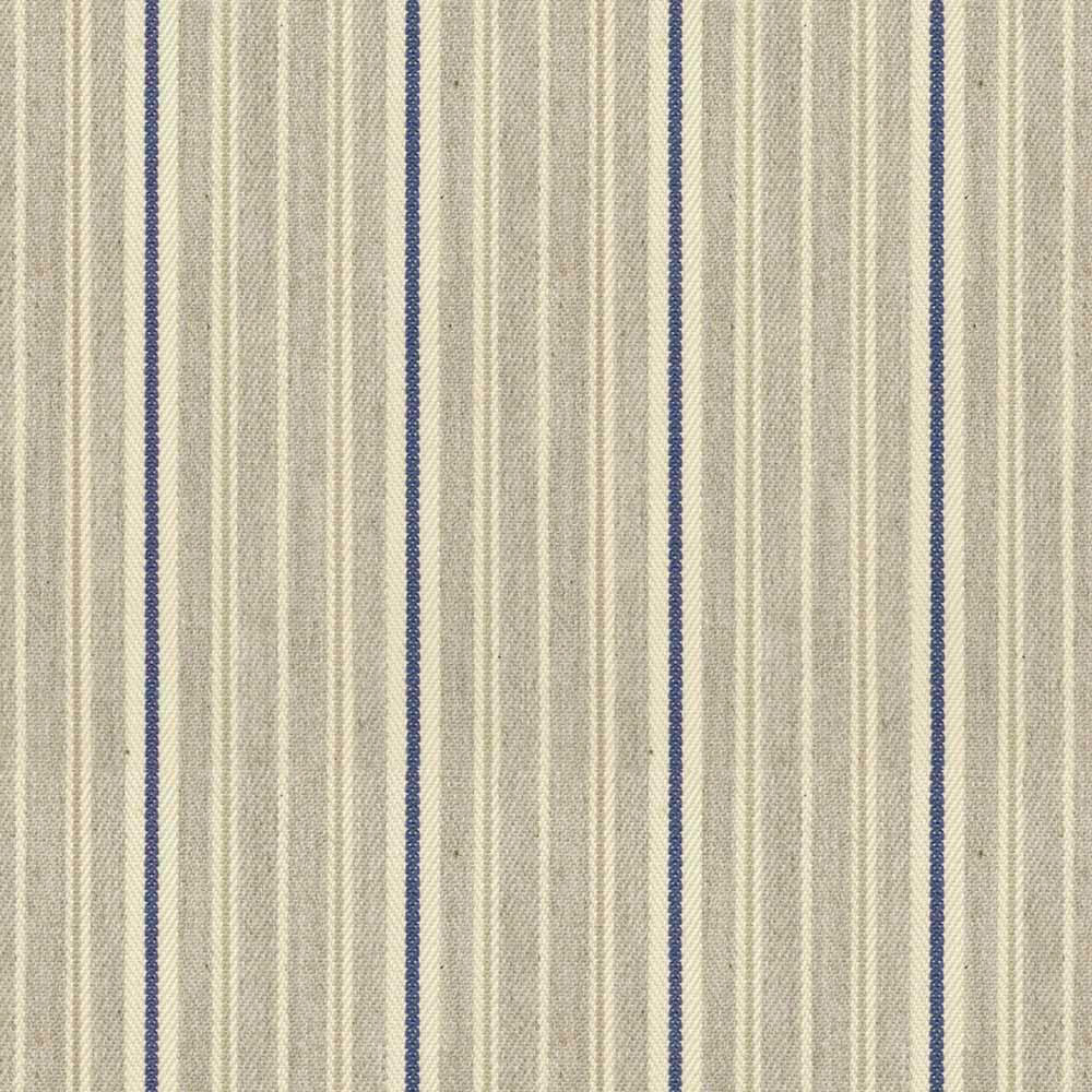 Ian Mankin Vintage Stripe 4 Airforce Made to Measure Roman Blinds