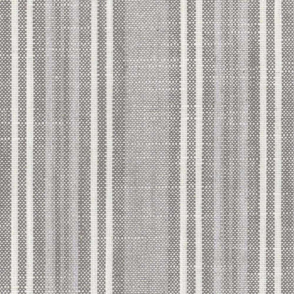 Ian Mankin Jura Stripe Grey Made to Measure Roman Blinds