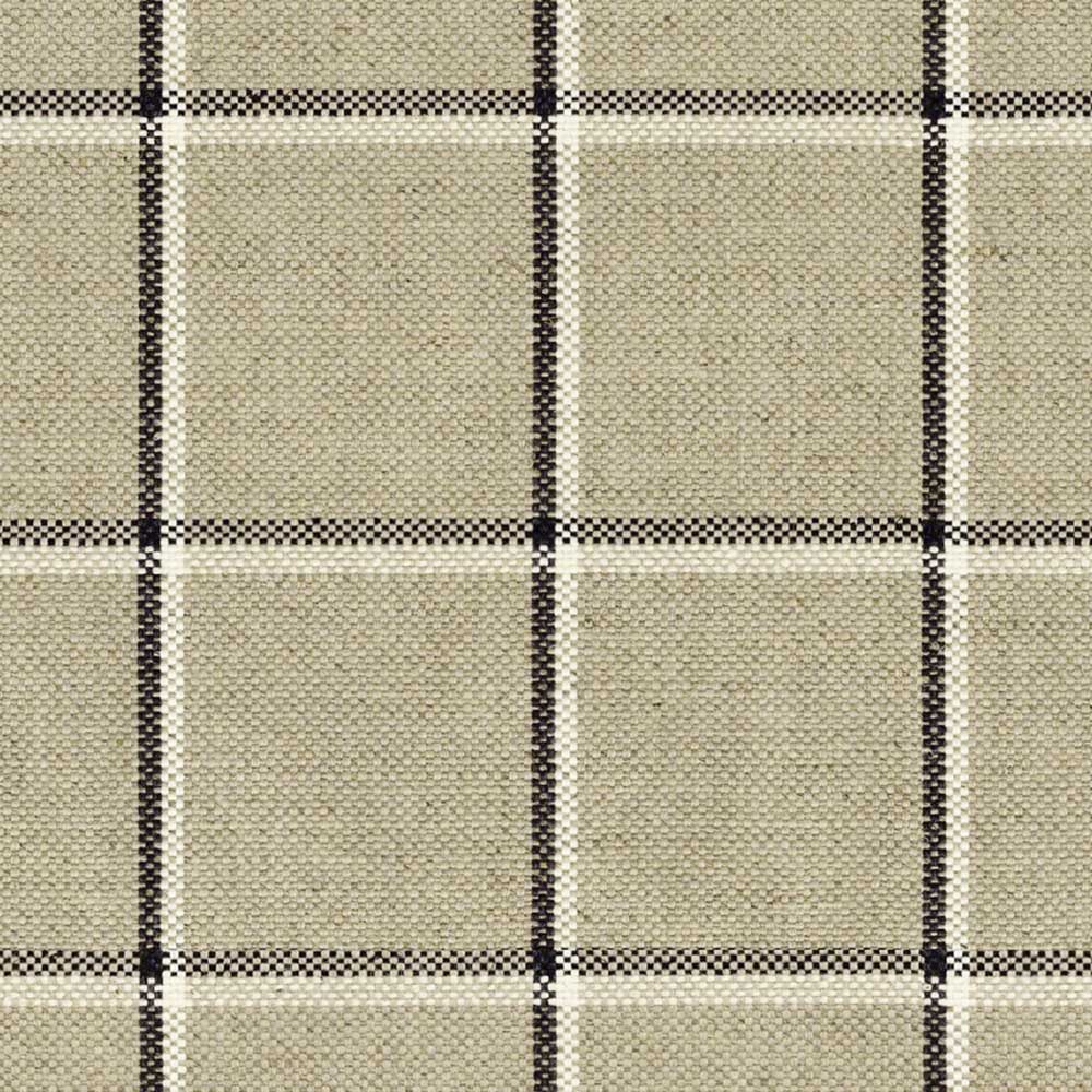Ian Mankin Skye Check Charcoal Made to Measure Roman Blinds