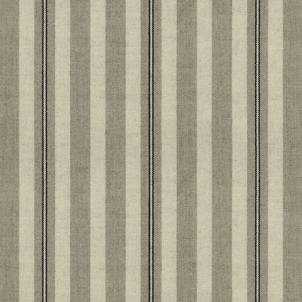 Ian Mankin Spencer Stripe 2 Black Made to Measure Curtains
