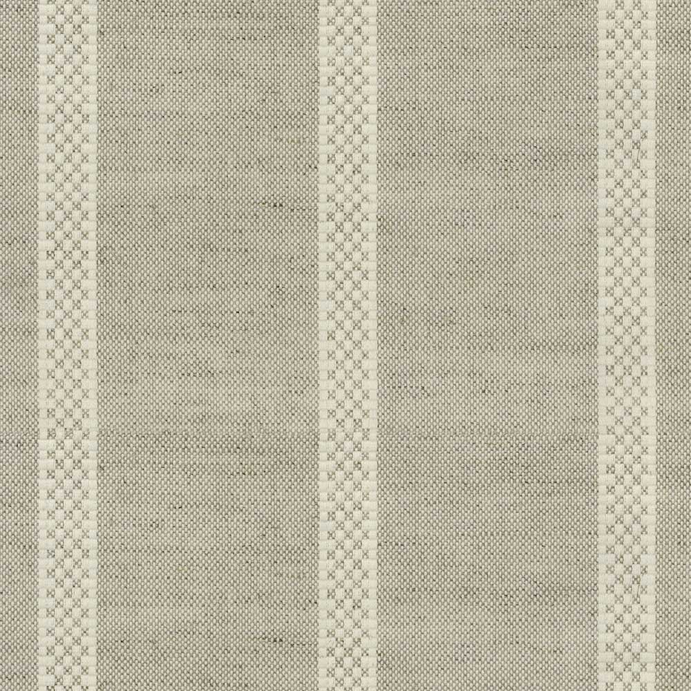 Ian Mankin Hopsack Stripe Natural Made to Measure Curtains