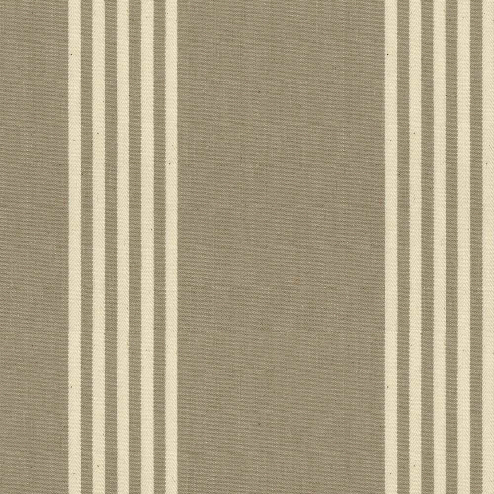Ian Mankin Oxford Stripe Flax Made to Measure Roman Blinds