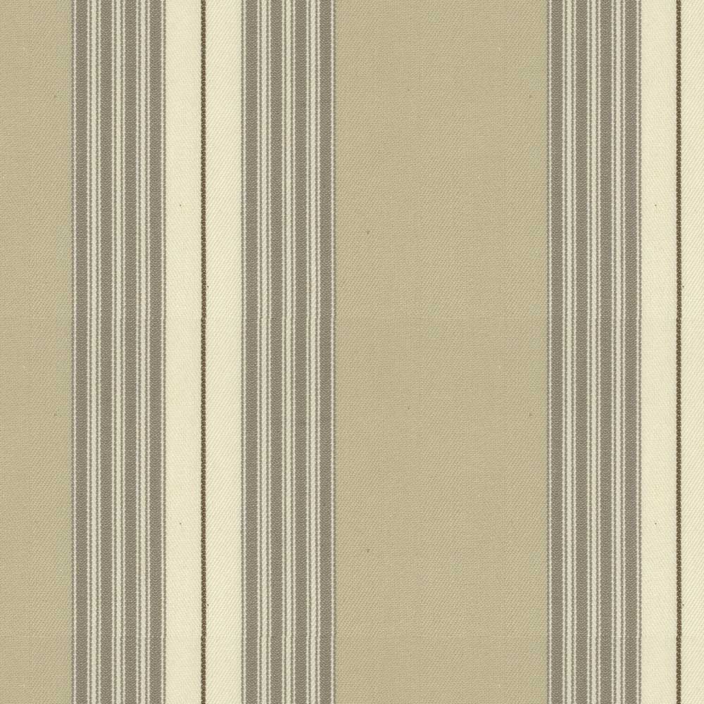 Ian Mankin Panama Stripe Putty/Cream Made to Measure Curtains