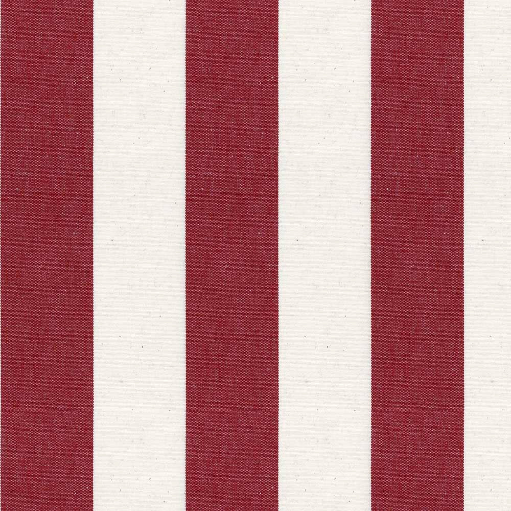 Ian Mankin Devon Stripe Peony Made to Measure Curtains